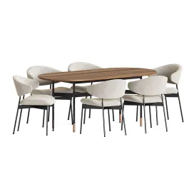 Luz Chair Harri Table Dining Set